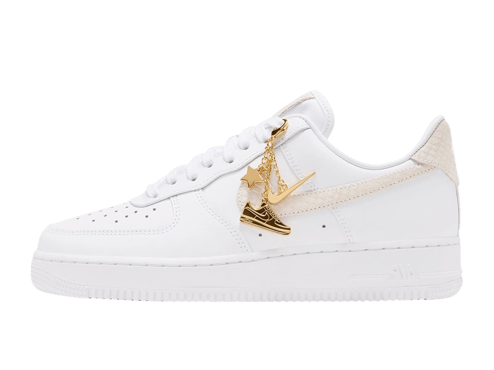 Nike Air Force 1 '07 „Metallic Gold” – Swoosh Chain
