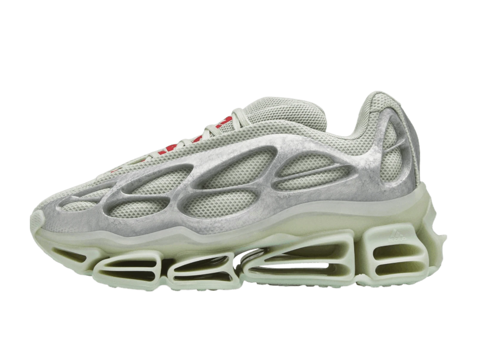 adidas x Willy Chavarria Megaride Bones Halo Green/ Silver Met./ Better Scarlet