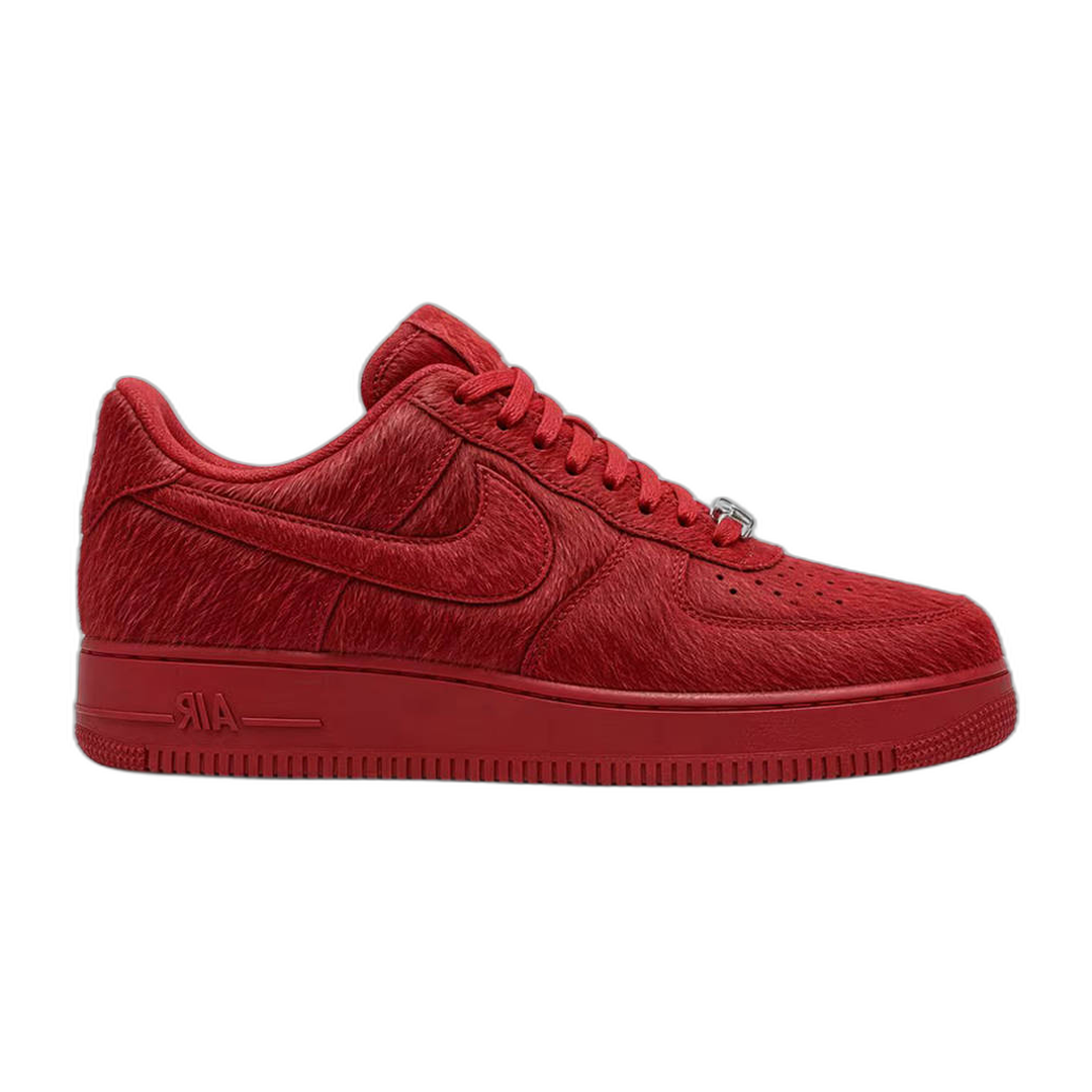 Nike Air Force 1 Low Pony Hair "Team Red"