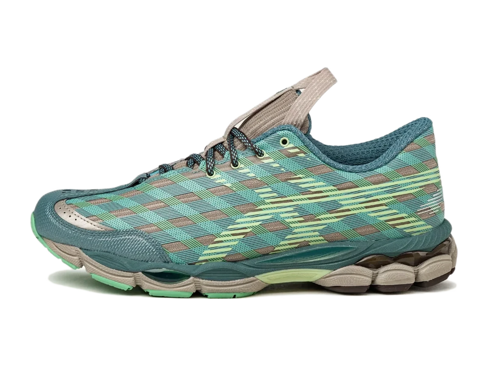 Kiko Kostadinov x ASICS US8-S GEL-SJ33 „Moonrock & Tatami Green”