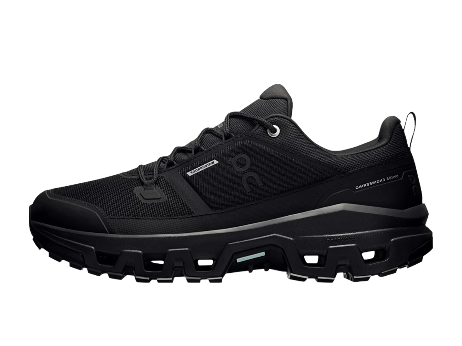 On M Cloudrock Low WP Black/Black