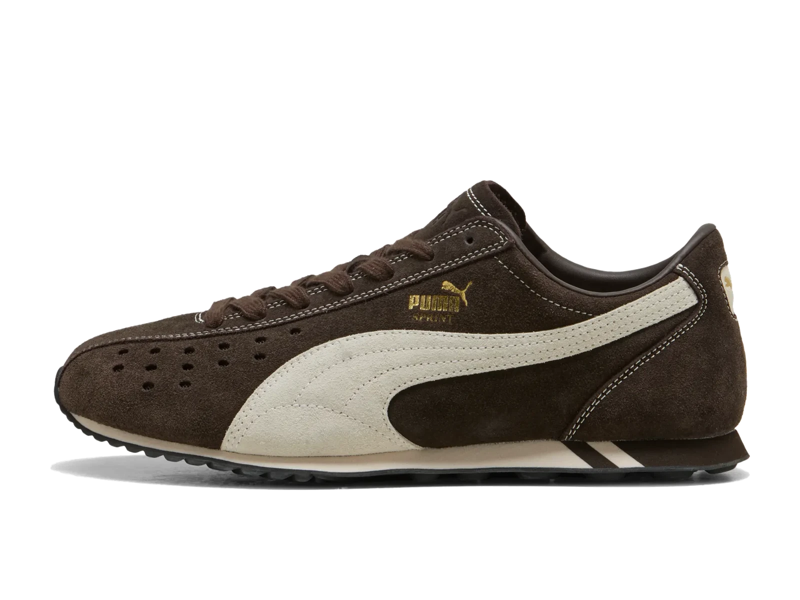 Puma Sprint Suede Bitter Chocolate-Warm White
