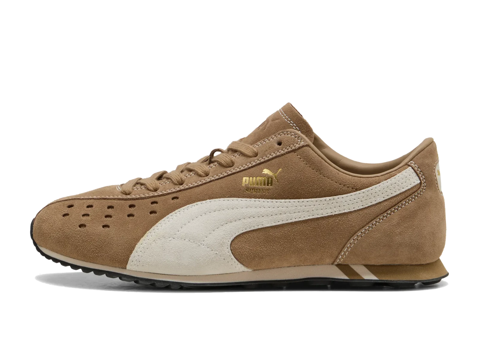 Puma Sprint Suede Soft Taupe-Warm White
