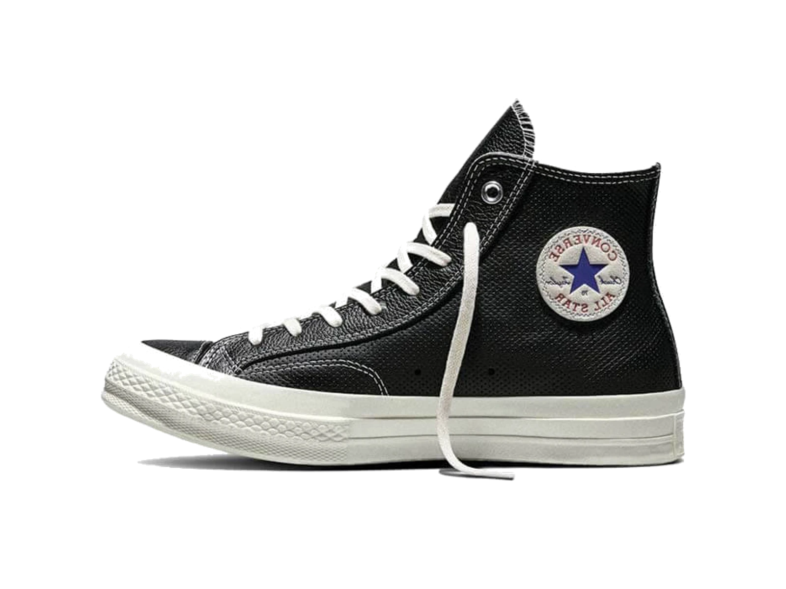 Converse Chuck 70 Perforated Leather Black/Blue/Red
