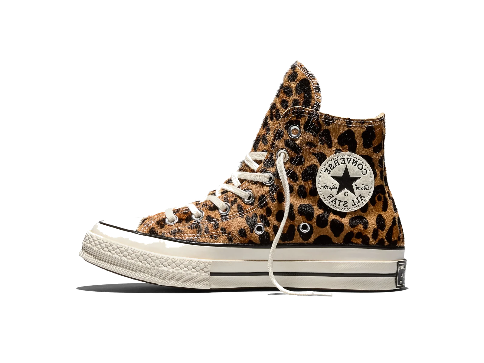 Converse Chuck 70 Leopard Pony Hair Black/Natural Ivory/Egret