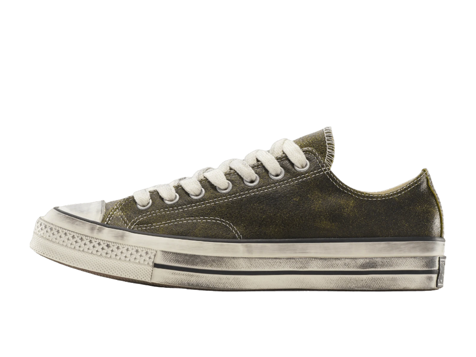 Converse Chuck 70 Burnished Leather Moss Sauce/Egret/Black