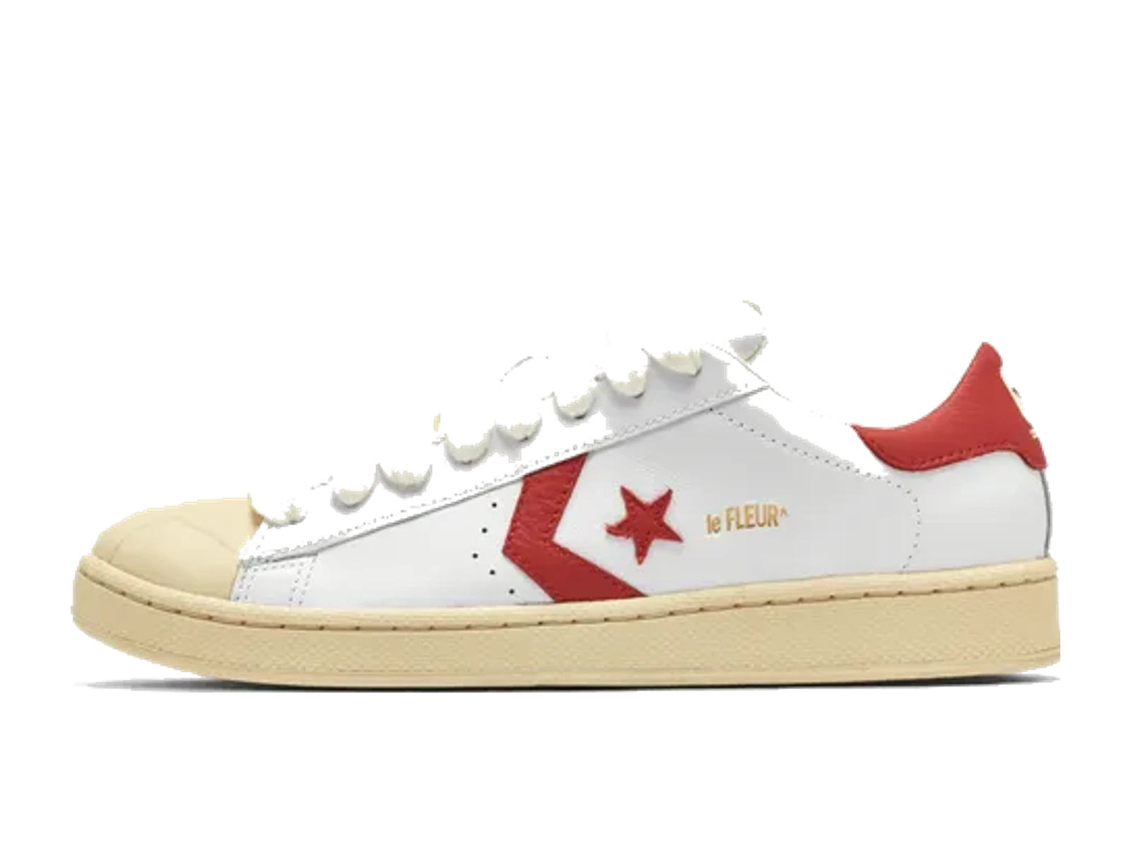 Converse x Golf le Fleur Pro Leather White/Molten Lava/Banana Crepe