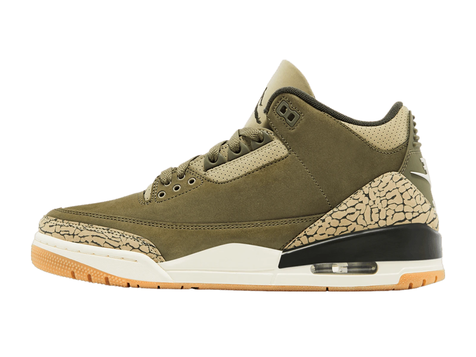 Air Jordan 3 Retro Medium Olive/Sequoia-Neutral Olive-Sail
