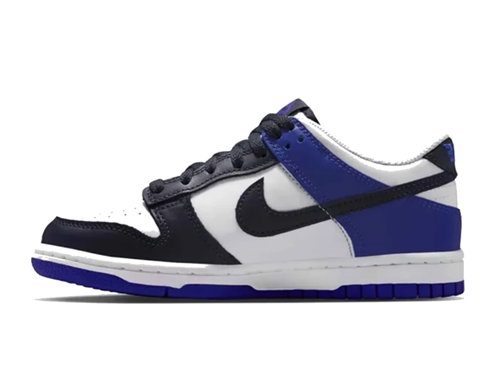 Nike Dunk Low (GS) White/Dk Smoke Grey-Deep Night