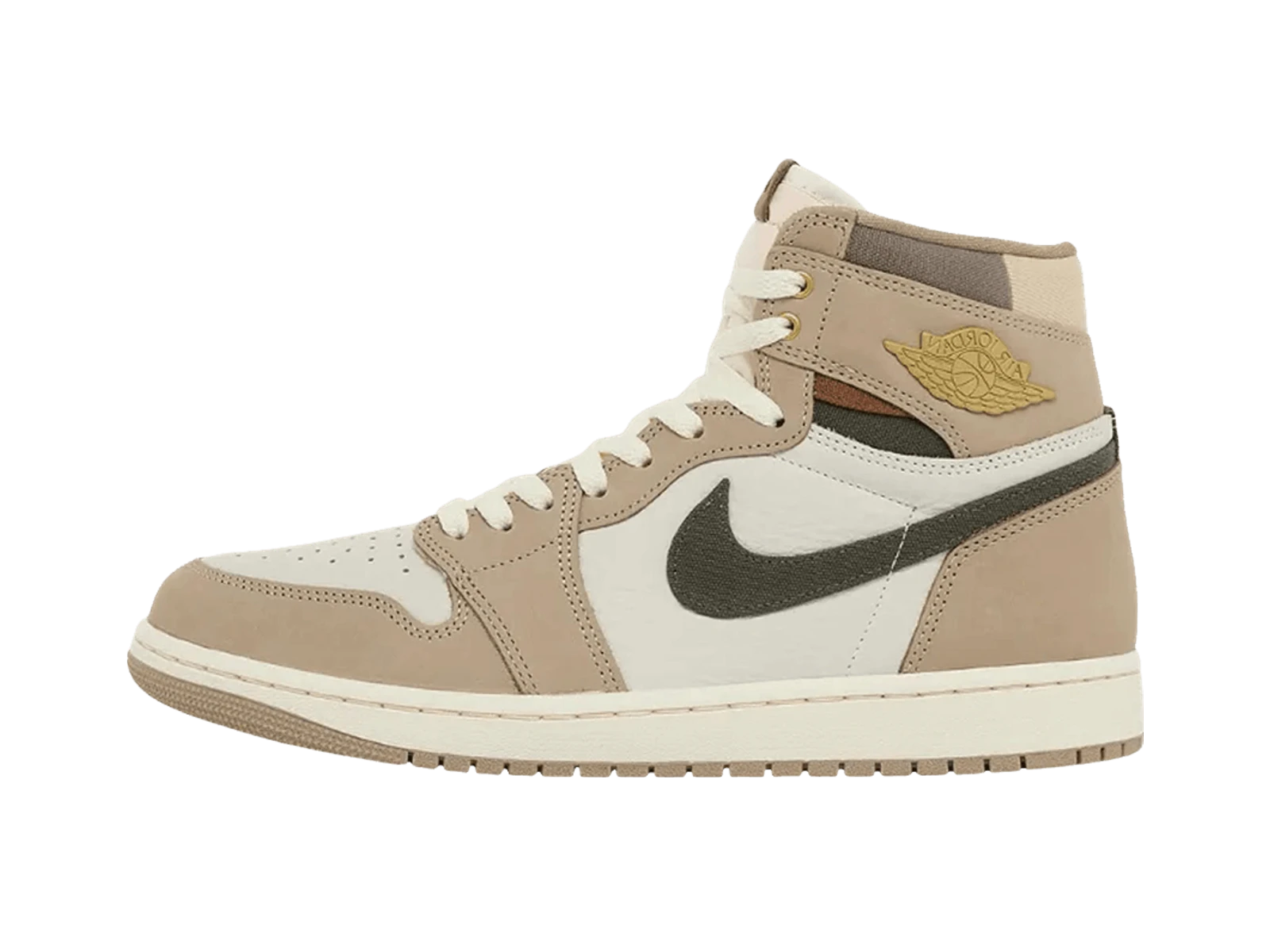 Jordan Wmns Air Jordan 1 Retro HI OG Khaki/Multi-Color-Sail-Cargo Khaki