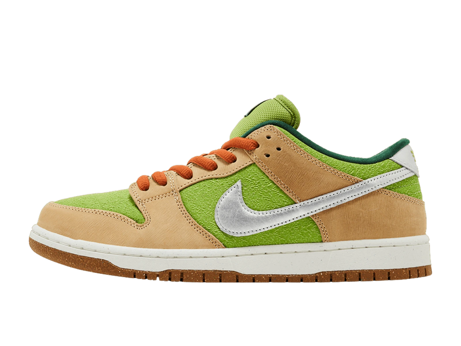 Nike SB Dunk Low Pro "Escargot" sesame metallic silver pear fir