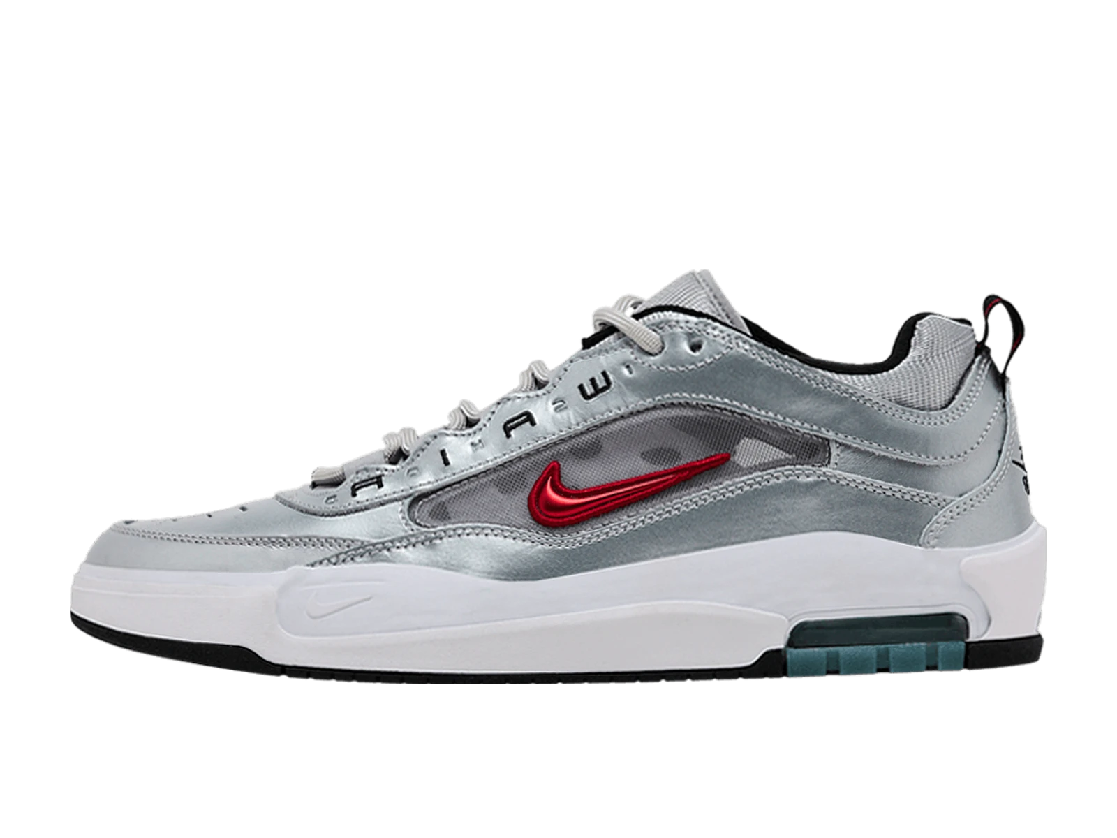 Nike SB Ishod Wair Max Premium metallic silver varsity red