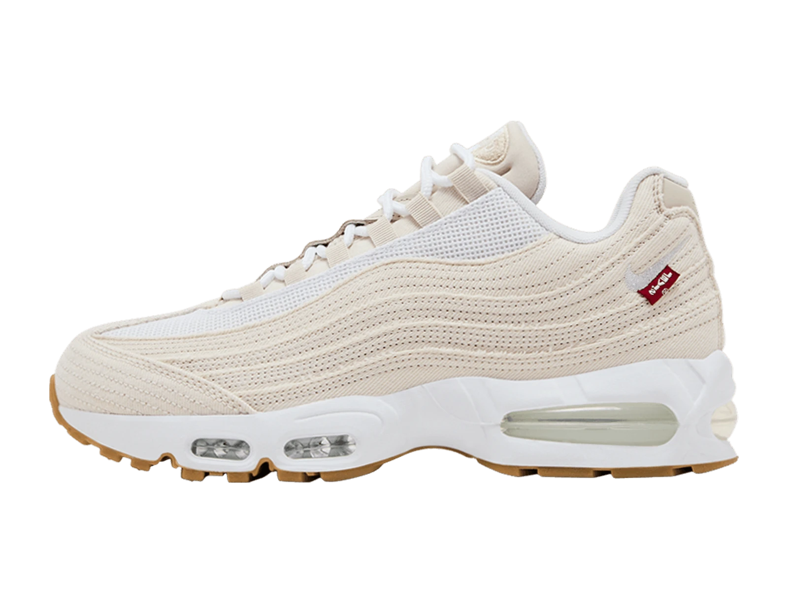 Nike Air Max 95 OG (LT Orewood BRN/White-Gym Red)