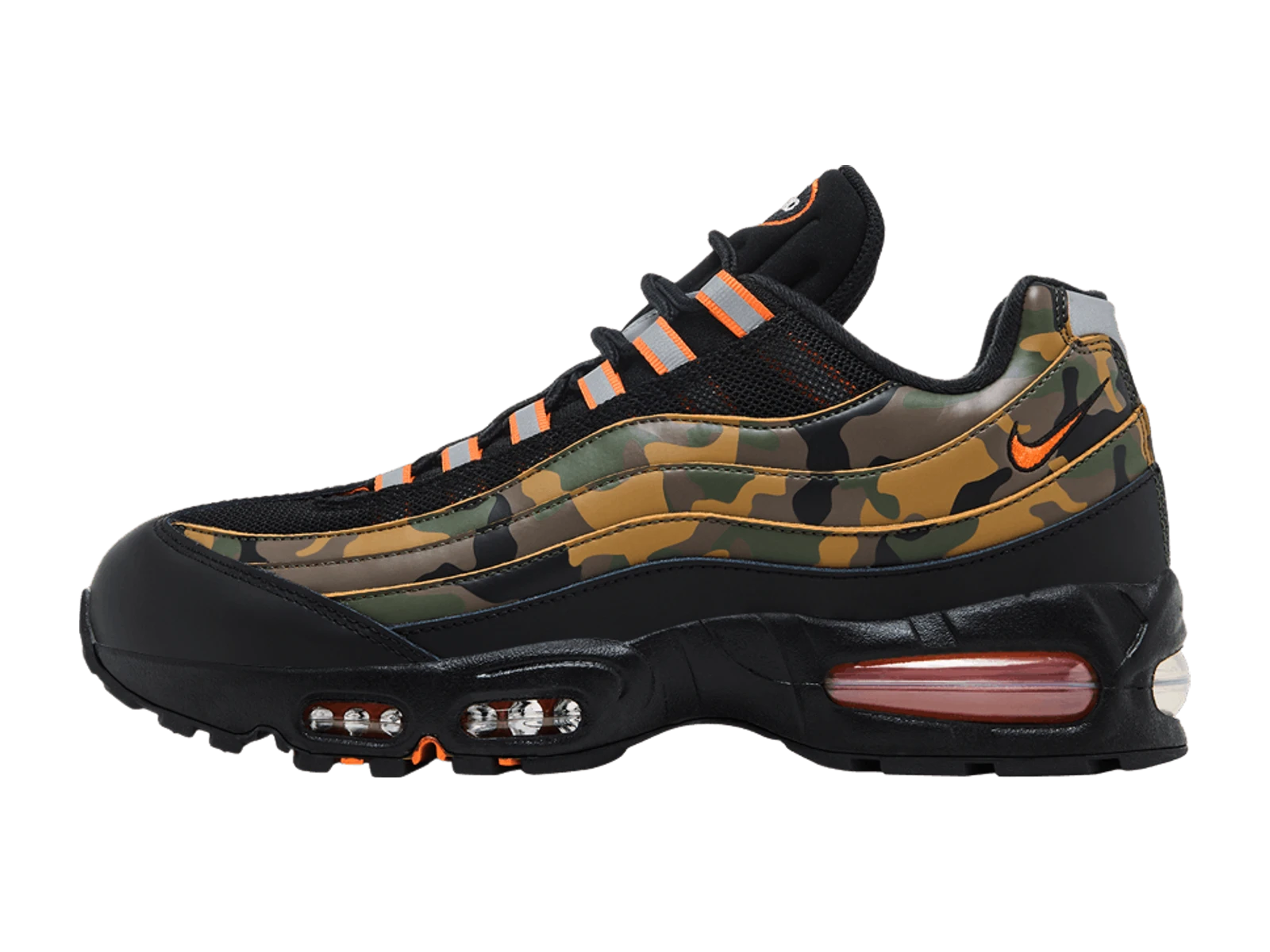 Nike Air Max 95 QS Black/Safety Orange-Metallic Silver