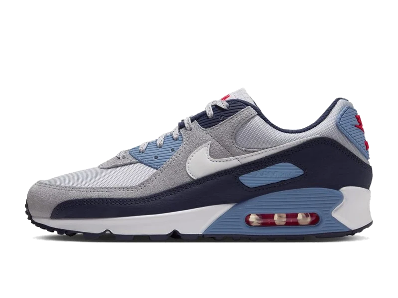 Nike Air Max 90 Geyser Grey/White-Thunder-Work Blue
