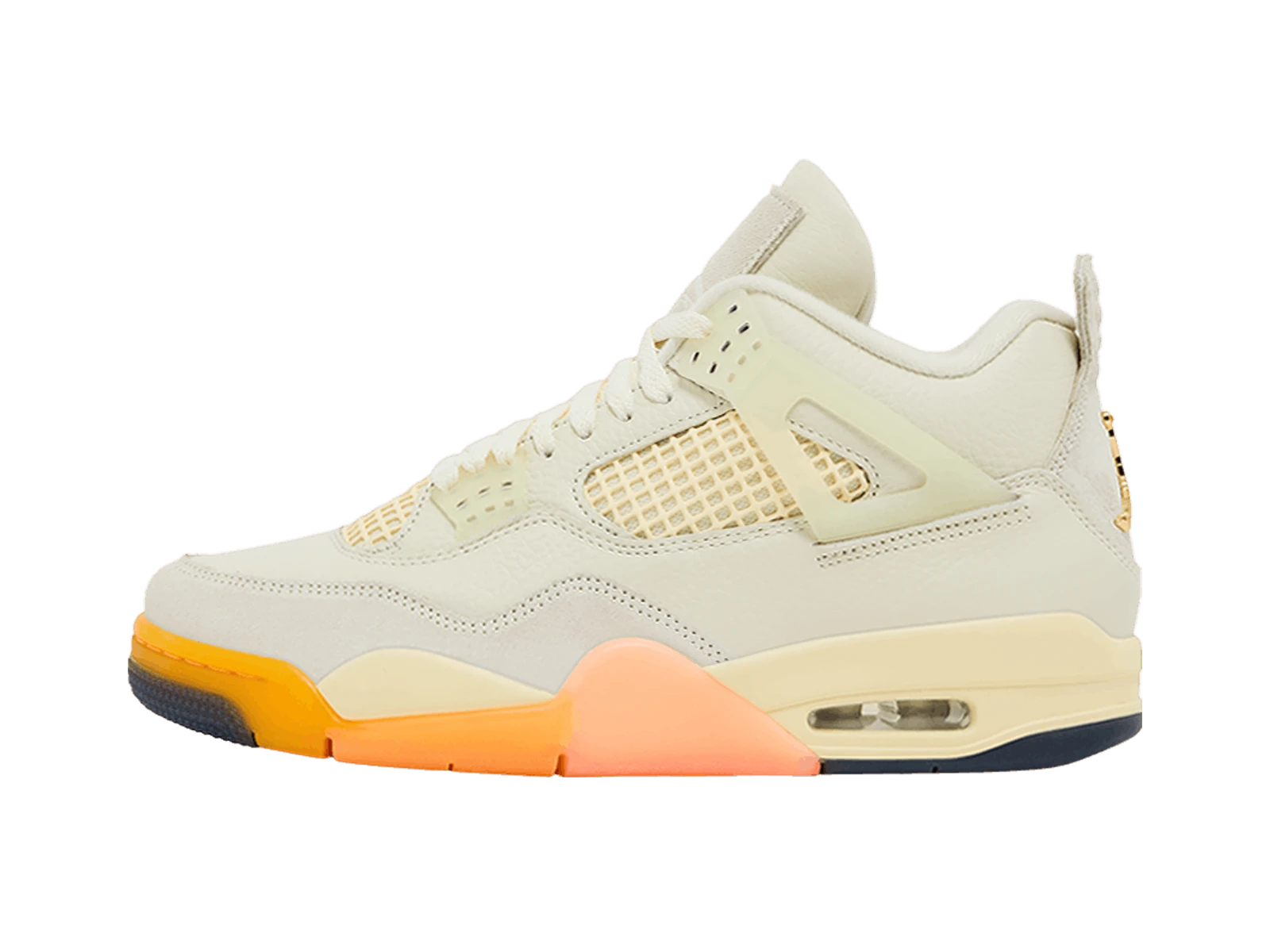 Air Jordan 4 Retro "Birds of Paradise" Coconut Milk/Muslin-Bright Mango