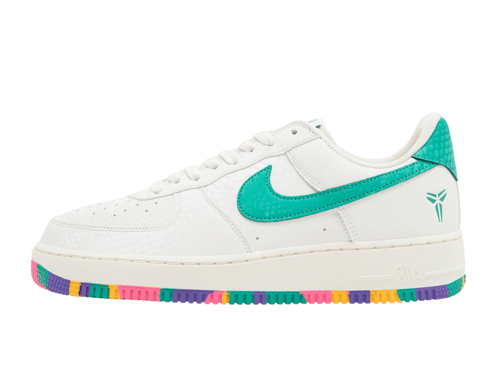 Nike Kobe Air Force 1 Low Sail/Hyper Purple-Emerald Green