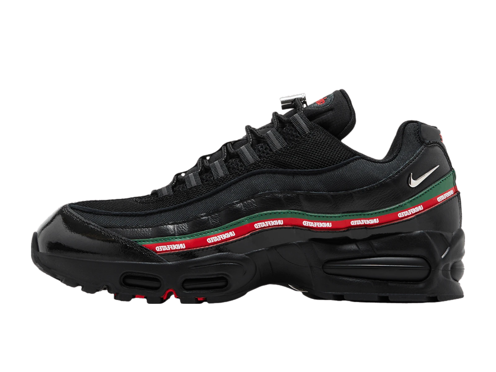 Nike Air Max 95 x Undefeated (Black/Metallic Silver-Gorge Green)