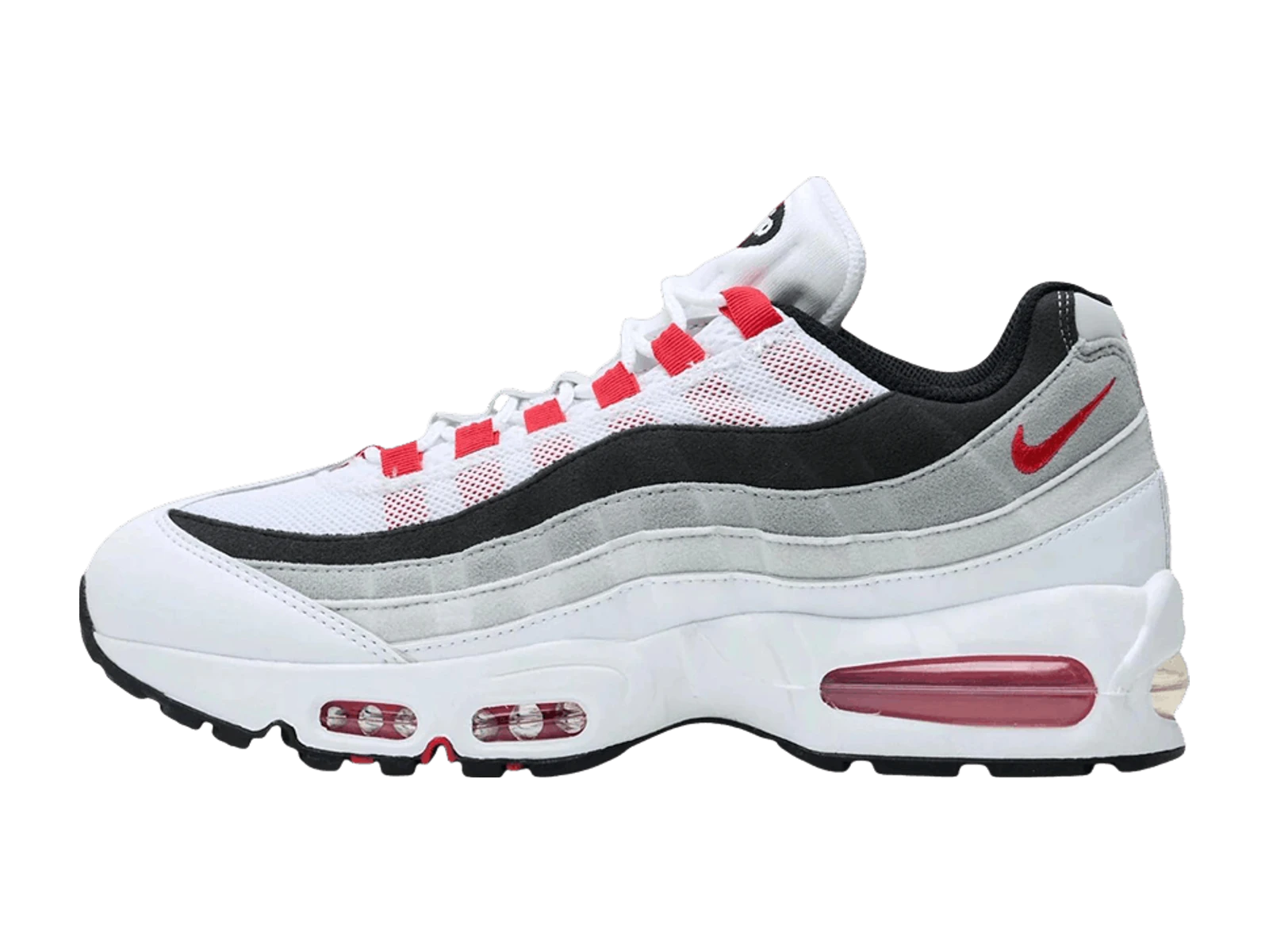 Nike Air Max 95 Big Bbl Premium White/Comet Red-Neutral Grey-Medium