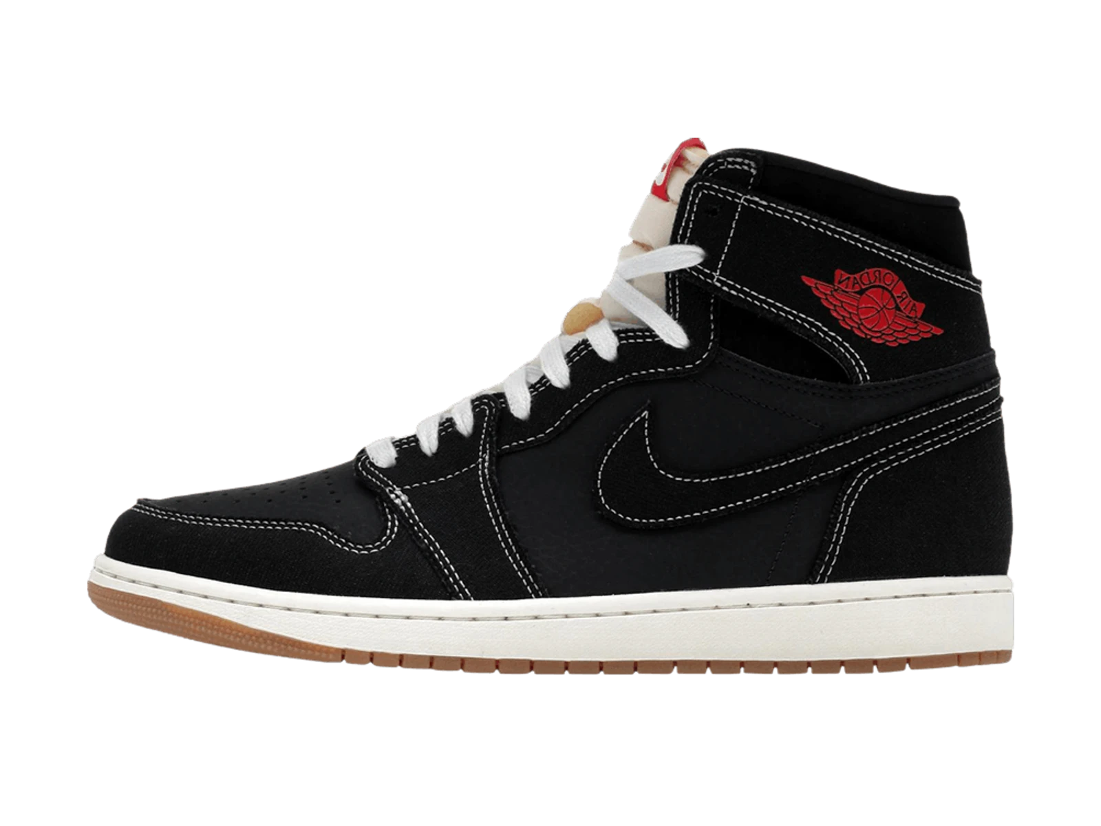 Air Jordan 1 Retro High OG "Flight Club" Black/University Red-Sail-Gum Med Brown