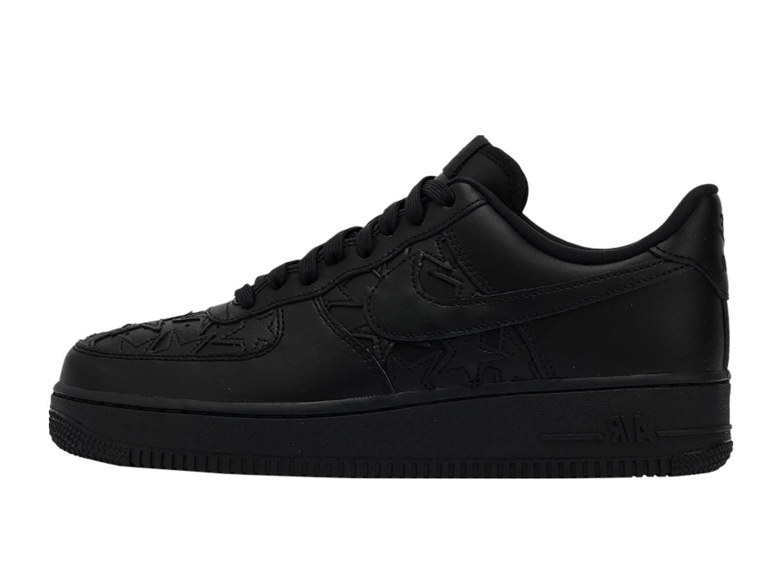Nike Air Force 1 '07 Edge Black/Black-Metallic Silver
