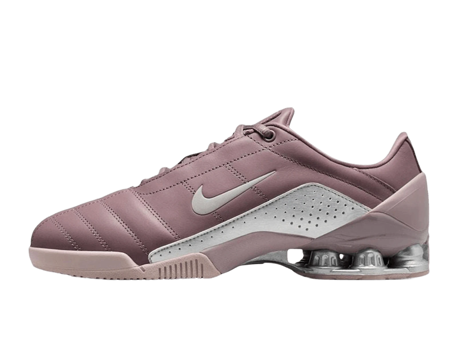 Nike Women's T90 Shox Magia Taupe Grey/Metallic Silver