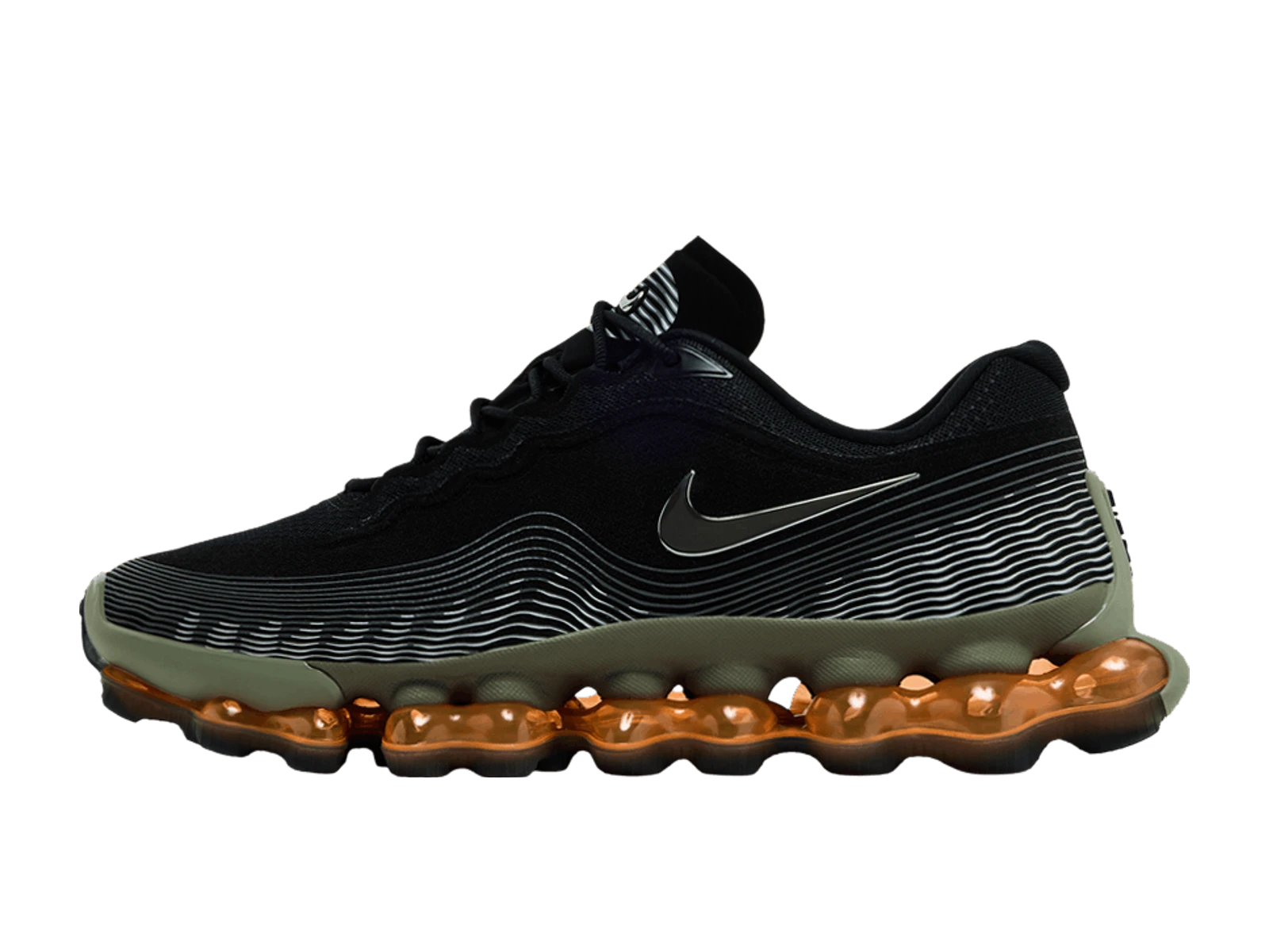 Nike Air Liquid Max Black/Metallic Silver-Light Army