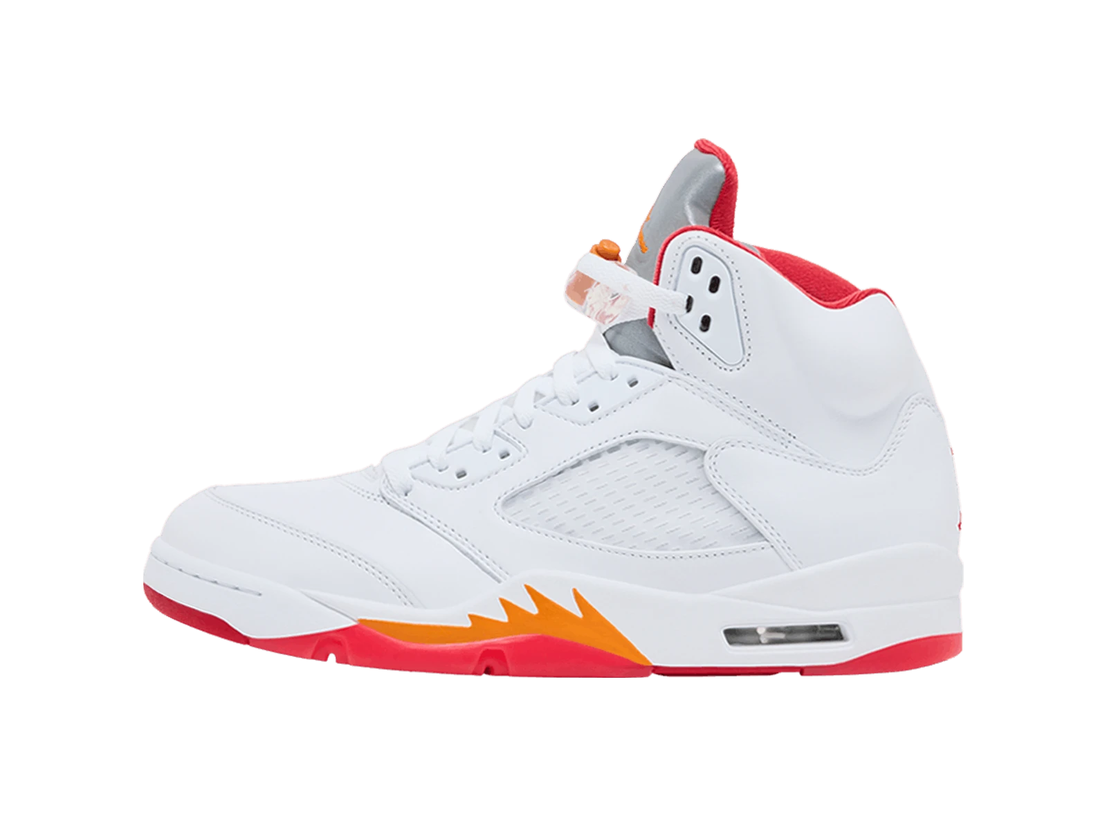 Jordan Wmns Air Jordan 5 Retro White/Sunset-Fire Red