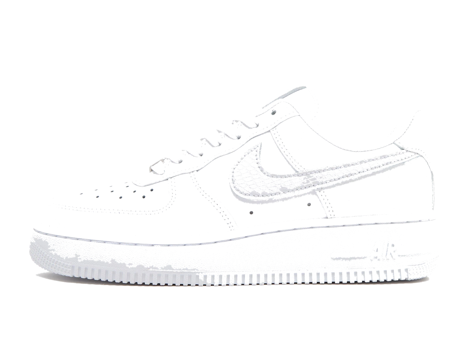 Nike Air Force 1 '07 White/White-Metallic Silver