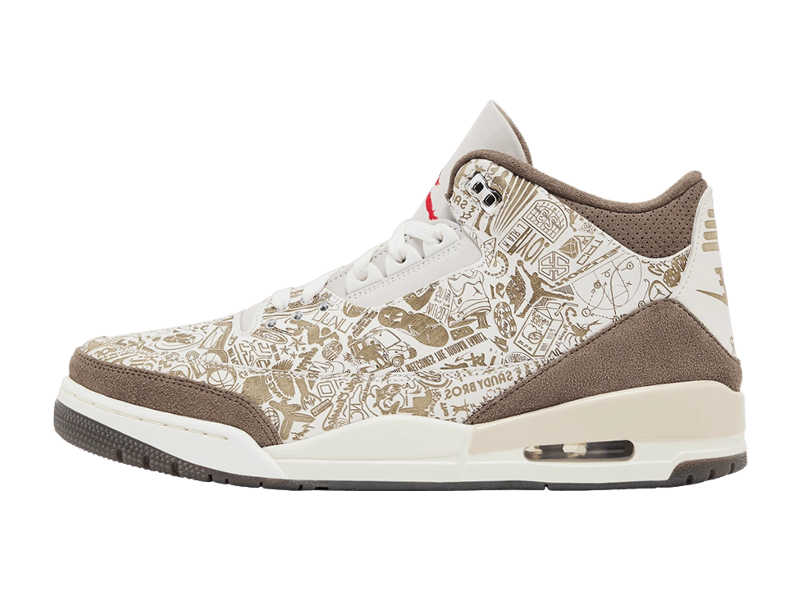 Air Jordan 3 Retro "Laser" Phantom/University Red-Palomino-Sail
