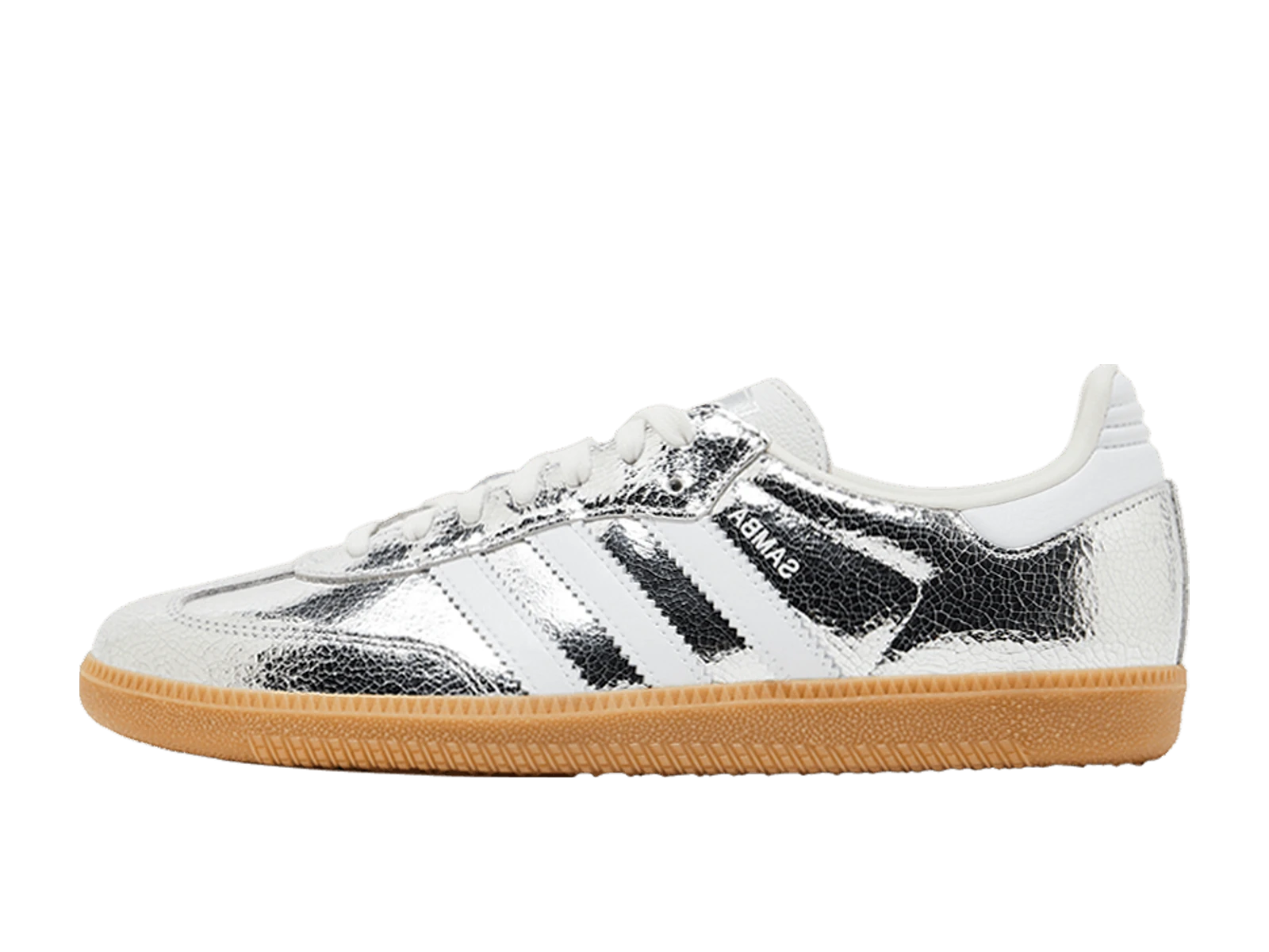 adidas Women's Samba OG Silver Metallic/Cloud White