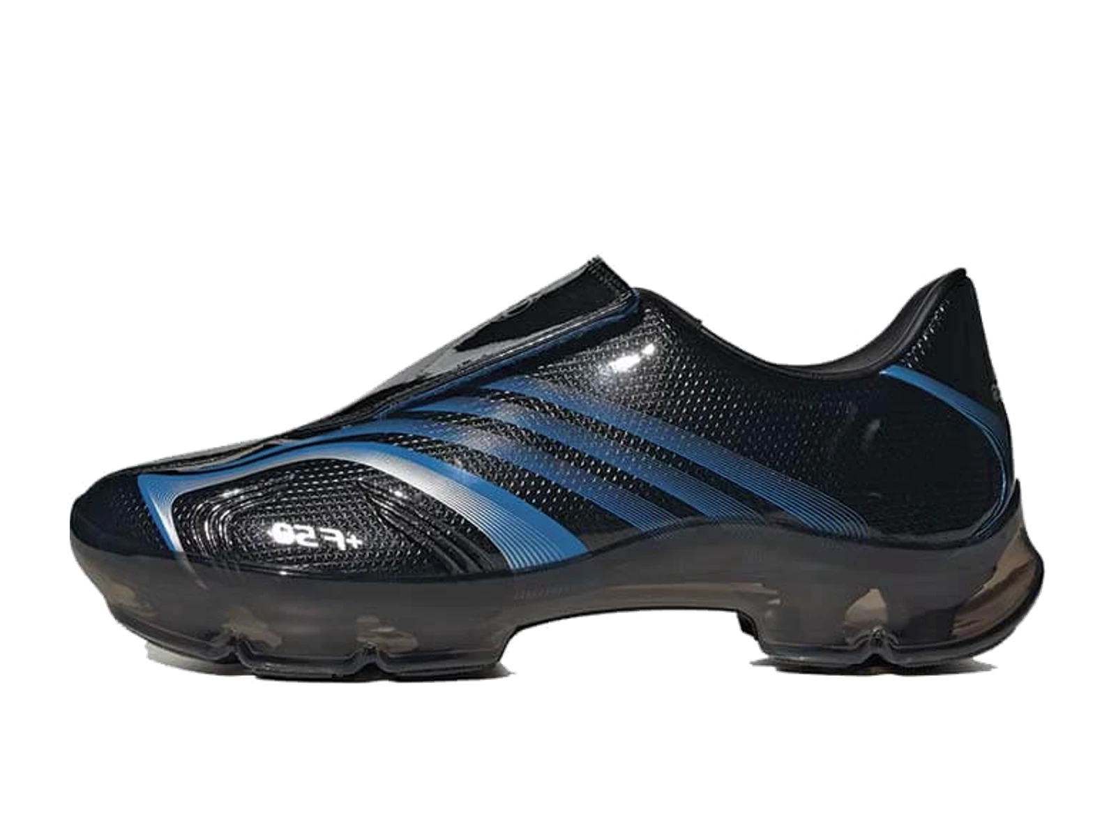 adidas F50 Adiframe Core Black/Lucid Ray Blue/Silver Metallic