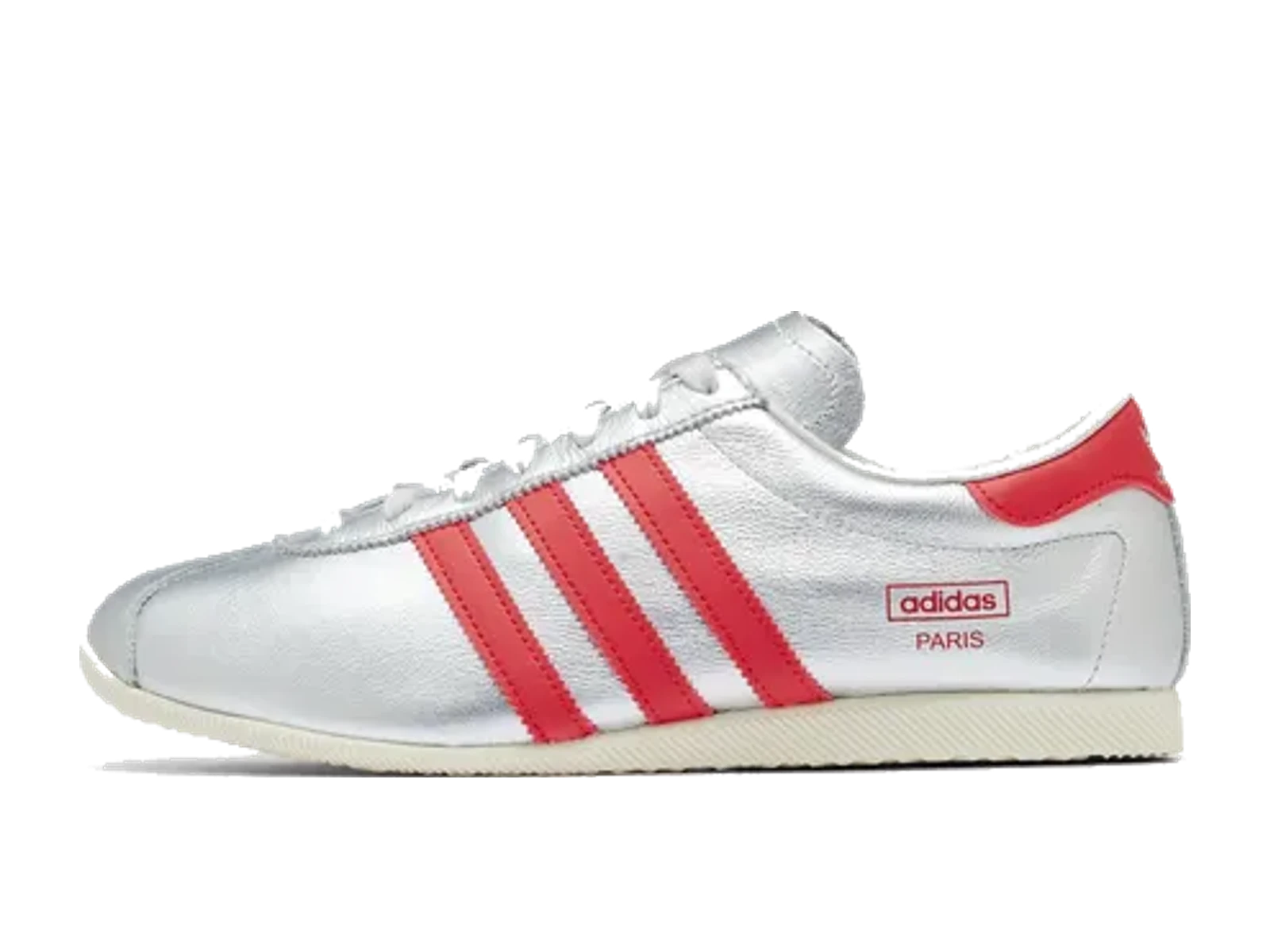 adidas Women's Paris Silver Metallic/Pure Ruby