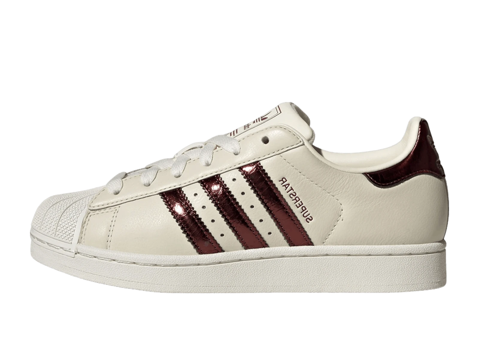 adidas Superstar II Off White/Maroon/Gold Met.