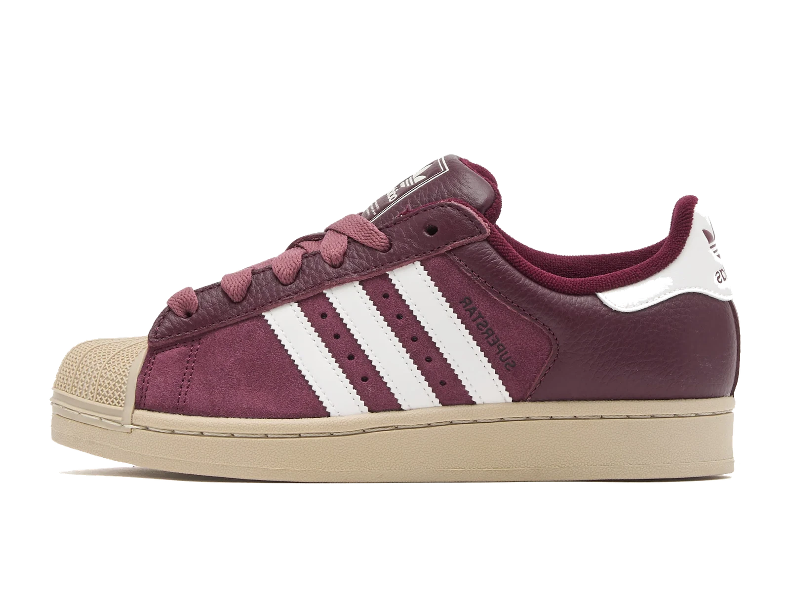 adidas Superstar Ii Maroon/Core White/Khaki Three