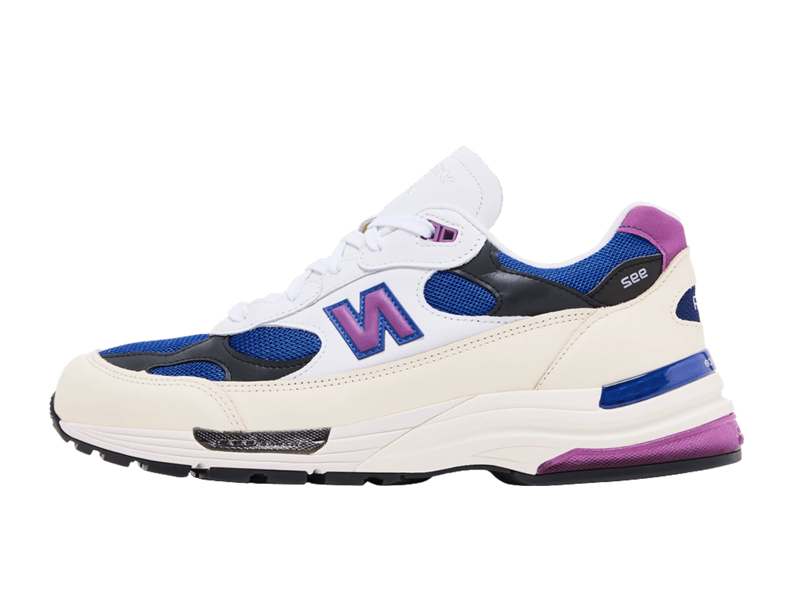 New Balance Made in USA 992 White/Team Royal/Purple Fuschia