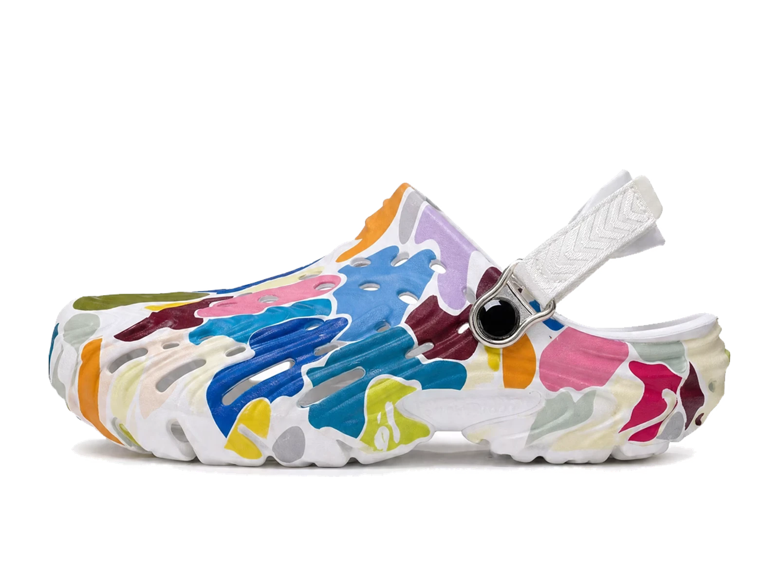 BAPE®︎ x Crocs Echo 2 Clog „Rainbow Camo White”